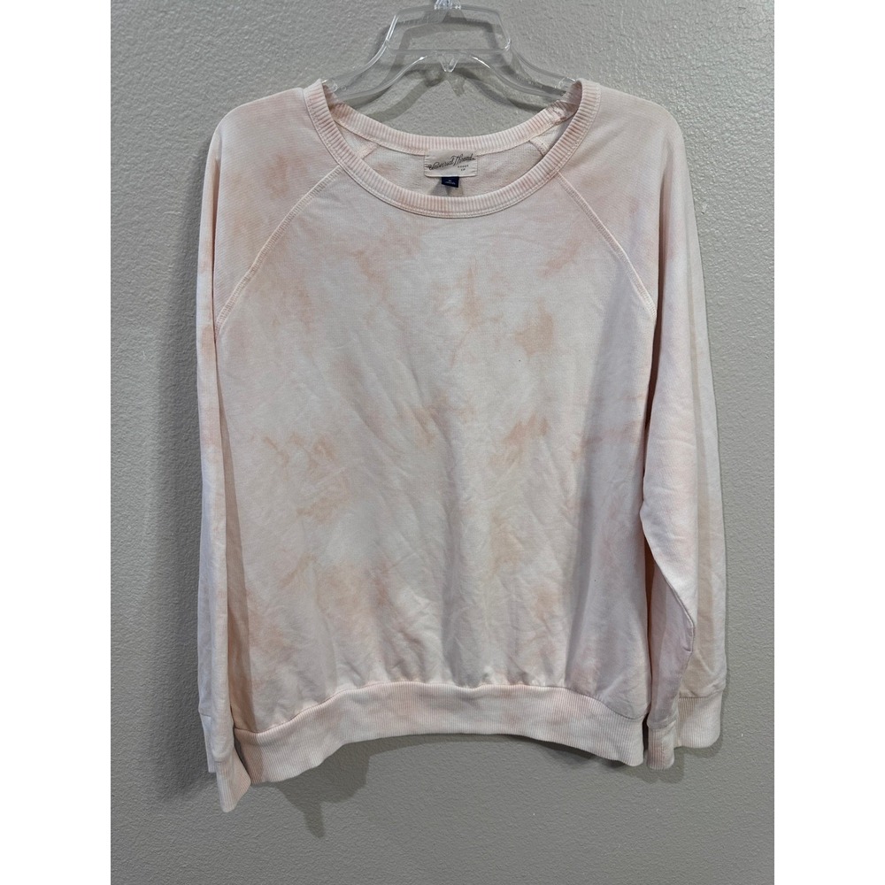 Universal Thread XL Blush Pink Tie Dye Long Sleeve Pullover Sweatshirt